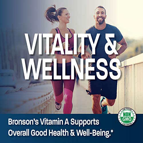 Bronson Vitamin A 10,000 IU Premium Non-GMO Formula Supports Healthy Vision & Immune System and Healthy Growth & Reproduction, 250 Softgels