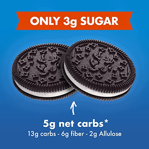 Rip Van LEOs - Cookies and Cream Sandwich Cookies - Keto Snack Cookies - Low Sugar & Low Carb Snack - Vegan Cookies - 32 Keto Cookies (2 Packs of 6.77oz)