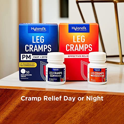 Hyland's Naturals Leg Cramp Tablets, Natural Relief of Calf, Leg and Foot Cramp, Quick Dissolving Tablets, 100 Count