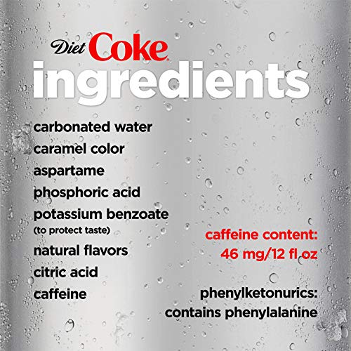 Diet Coke Soda Soft Drink, 12 fl oz, 8 Pack