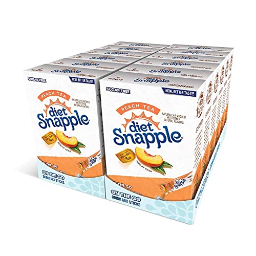 Diet Snapple – Sugar Free & Delicious, Made with Natural Flavors (Diet Peach, 72 Sticks)