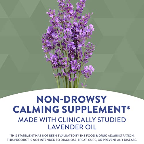 Nature's Way CalmAid Softgels with Silexan Lavender Oil, Helps Reduce Tension and Stress*, Non Drowsy, 30 Softgels