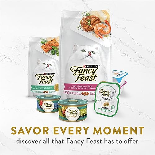 Fancy Feast Lickable Appetizers Grain Free Wet Cat Food Variety Pack - (12) 1.1 oz. Trays