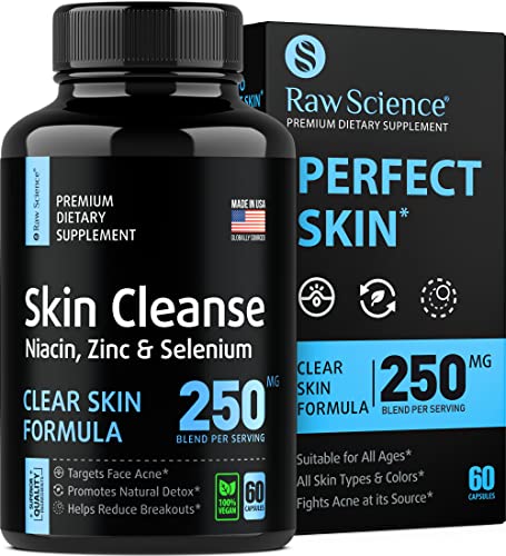 Anti-Acne Supplements for Men, Women & Teens – Hormonal Acne Treatment and Cystic Acne Pills. Clear Skin Acne Vitamins for Teens: Vitamin E, Oral Zinc Sulfate. Oily Skin & Breakout Control - 60 Caps