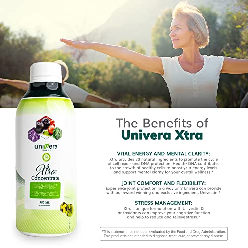 Univera Xtra Concentrate, Vital Energy, Stress Management, Focus and Clarity, Joint Health, Antioxidant Protection, 33 fl oz, Liquid