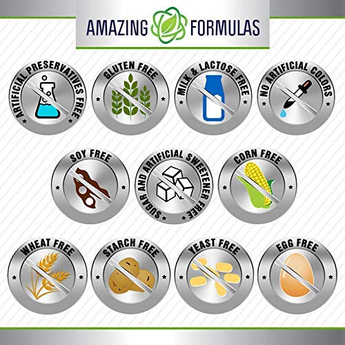 Amazing Formulas  Vitamin D3 with Olive Oil  5000 IU 360 Softgels Supplement | Non-GMO | Gluten Free | Made in USA