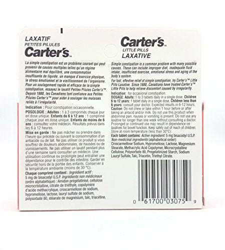 CARTER'S Laxative Little Pills, 75 Tablets