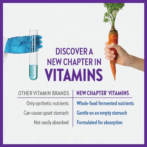 New Chapter Vitamin B Complex – Fermented Coenzyme B Complex Rich in Vitamin B12 + Vitamin B6 + Biotin + Made with Organic Ingredients - 90 ct