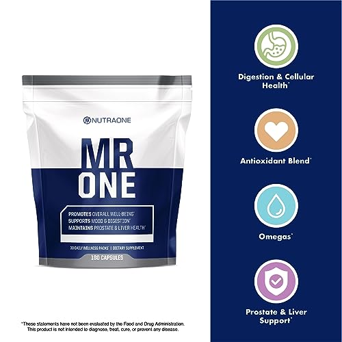 MrOne Daily Vitamin Packs for Men by NutraOne – Men’s Daily Vitamins and Supplements Regimen (30 Day Supply)