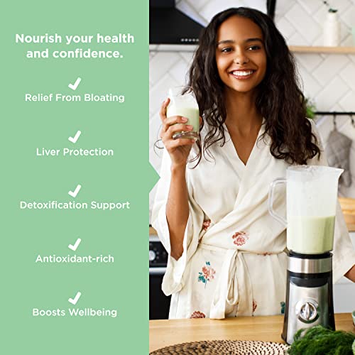 JSHealth Vitamins Detox and Debloat Liver Health Formula | Liver Detox Pills | Debloating Formula with Milk Thistle, Turmeric, Fennel | Liver Cleanse Supplement (60 Capsules)