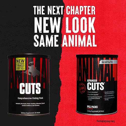 Animal Cuts Thermogenic Fat Burner - Nootropic Weight Loss Management Diet Pills for Men and Women for Focus and Brain Support with Ketones