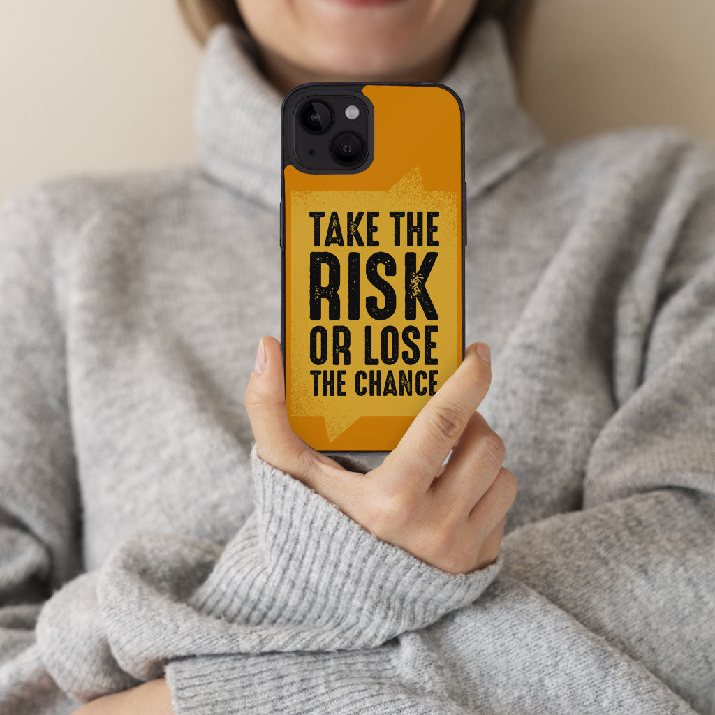 Take the Risk iPhone 14 Plus Case - Cool Phone Case for iPhone 14 Plus - Trendy iPhone 14 Plus Case