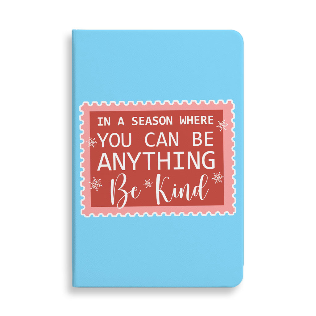 Be Kind Journal - Christmas Quotes Notebook - X-mas Journal