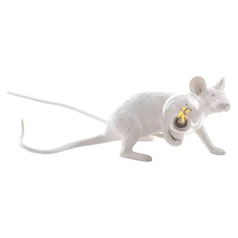 Charming Mouse-Shaped Night Lamp - Modern Tabletop Decorative Light for Home & Bedroom