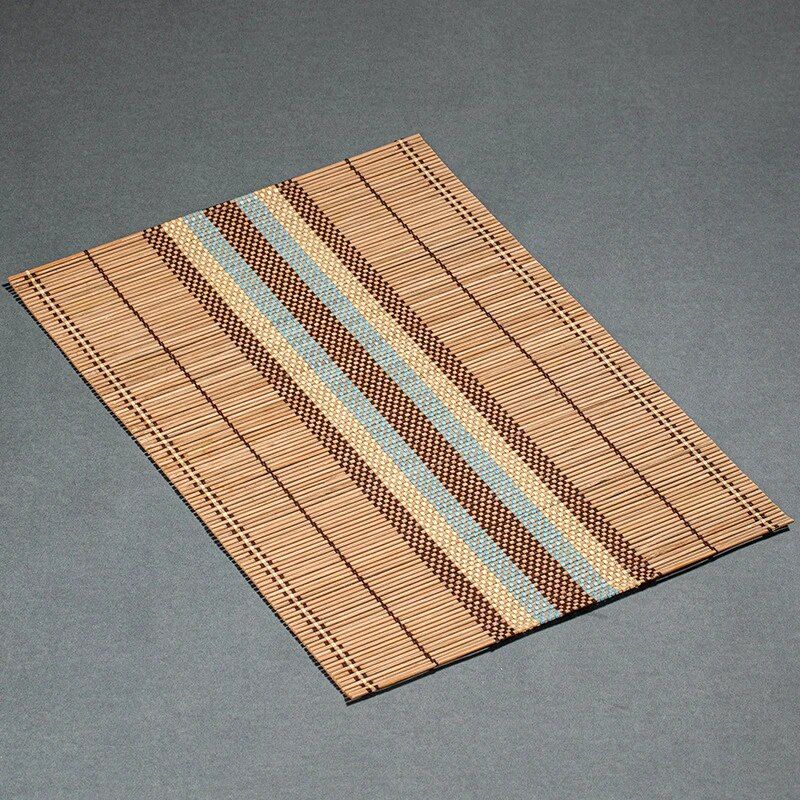 Eco-Chic Bamboo Placemat & Coaster Set - Vibrant, Durable Table Mats