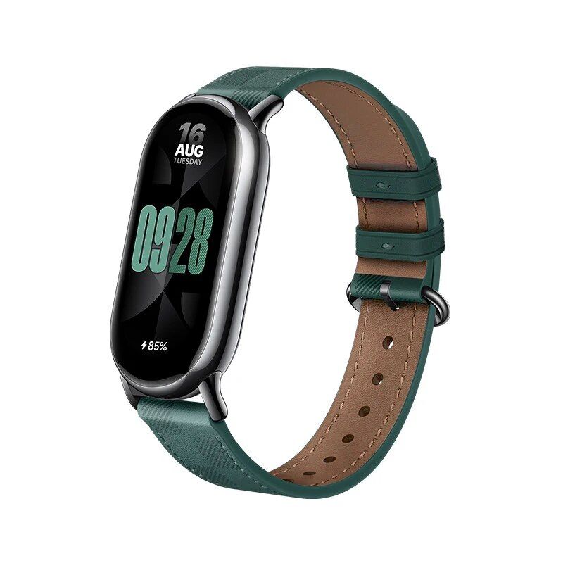 Luxury Leather & Canvas Strap for Fitness Tracker - Durable, Stylish & Comfortable