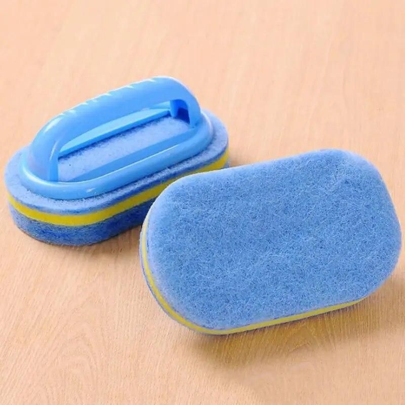 Multi-Purpose Cleaning Sponge Brush for Kitchen, Bathroom, and Home