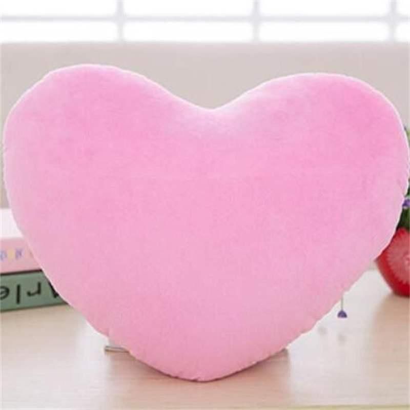 Charming Heart-Shaped Plush Pillow