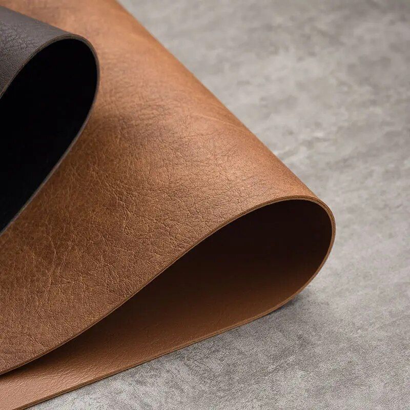 Elegant Heat-Resistant Leather Placemats for Home and Cafe