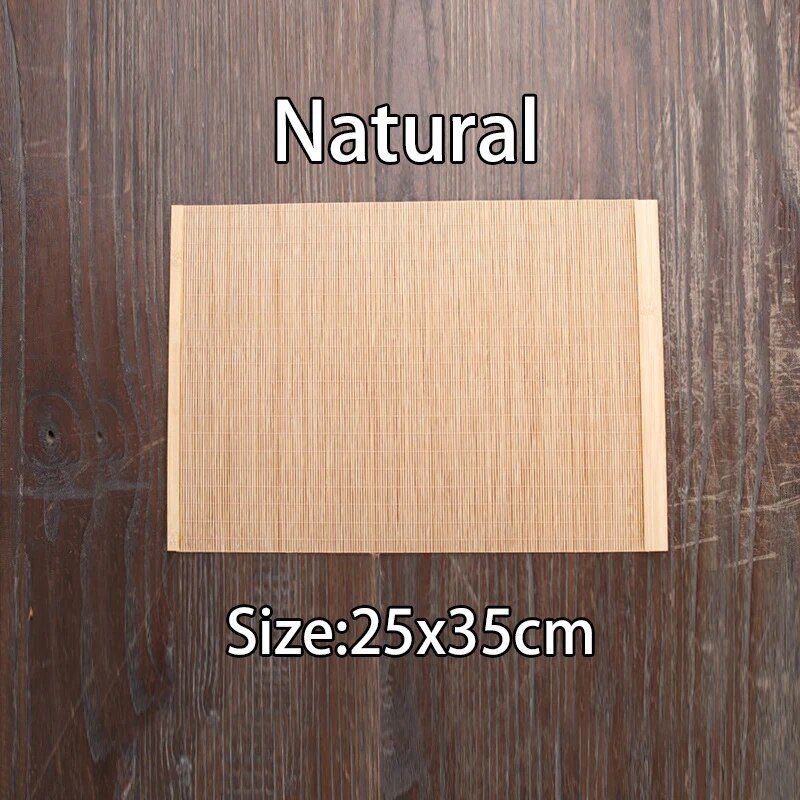 Elegant Bamboo Table Mat - Eco-Friendly Japanese Style Insulated Dining Runner