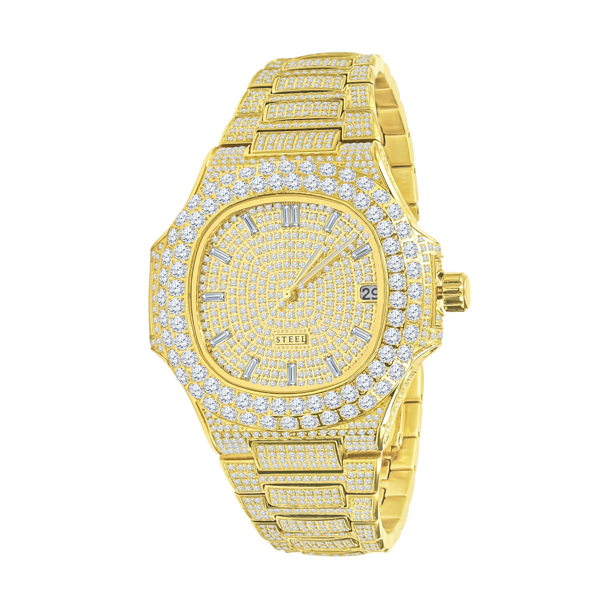 LORD STEEL CRYSTAL WATCH | 530662