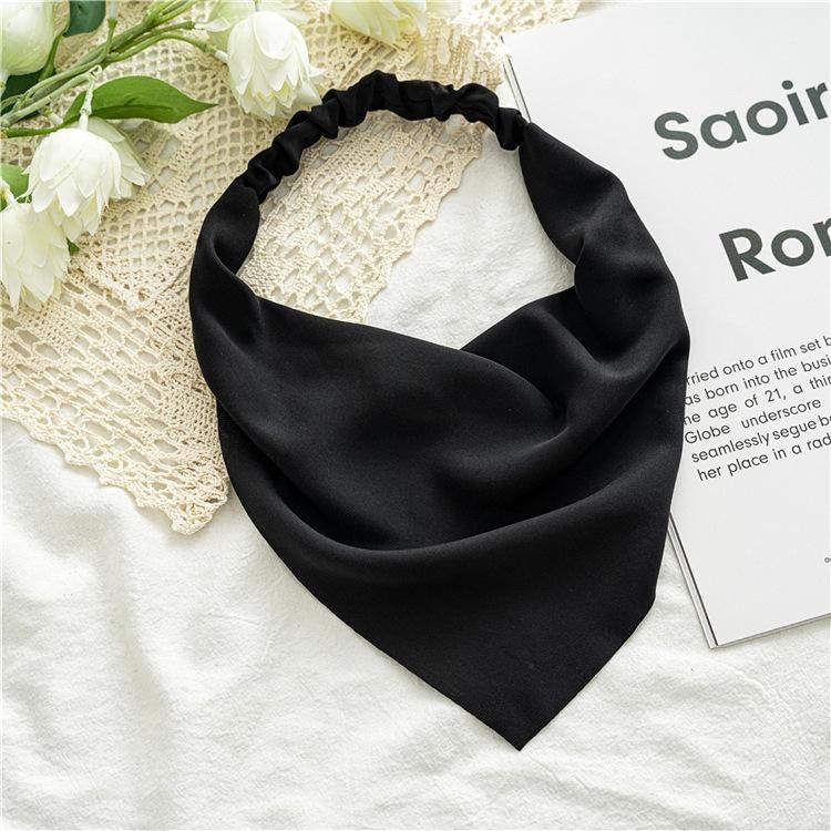 Elegant Chiffon Triangle Hair Scarf