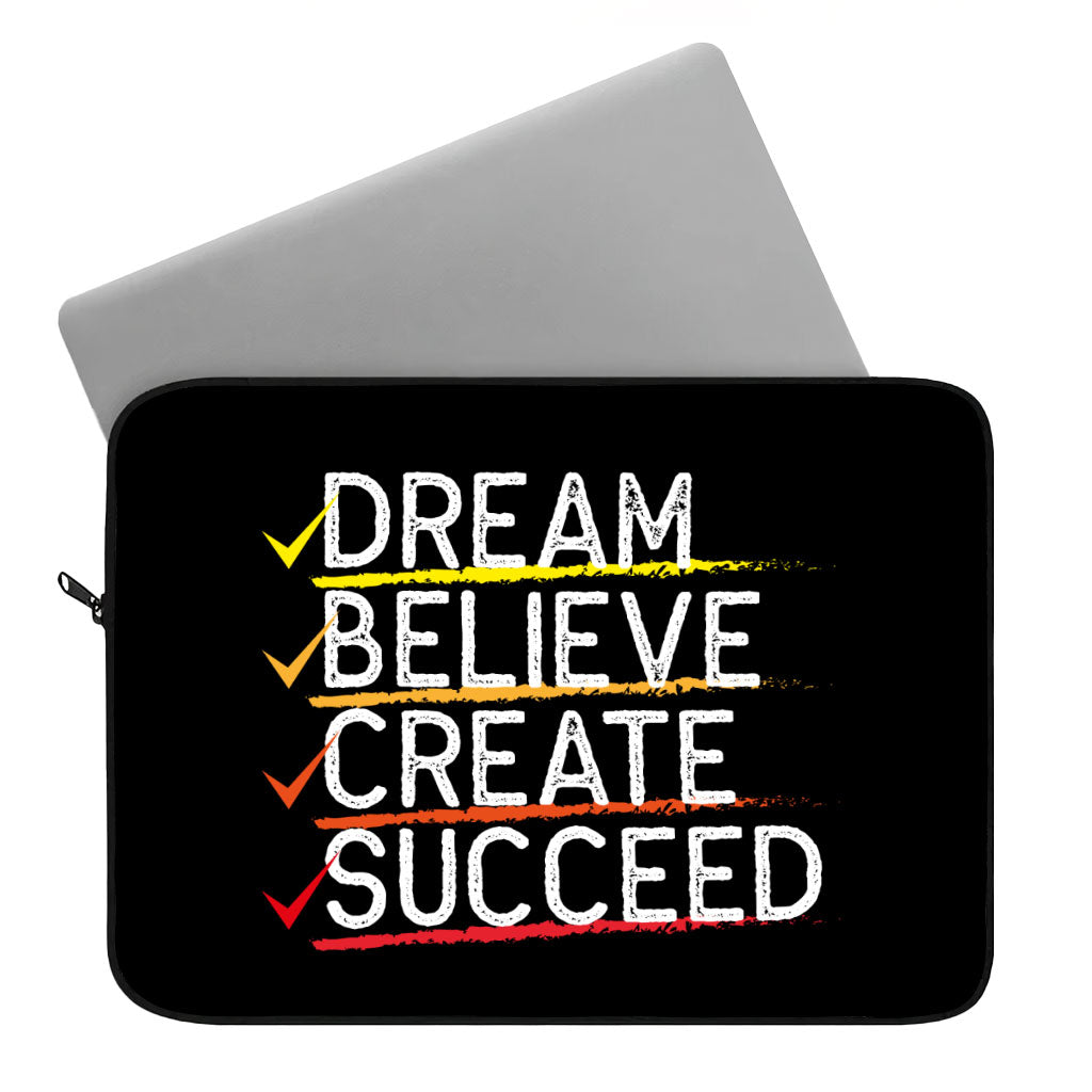 Motivational Dell 16" Sleeve - Best Design Laptop Sleeve - Cool Laptop Sleeve with Zipper