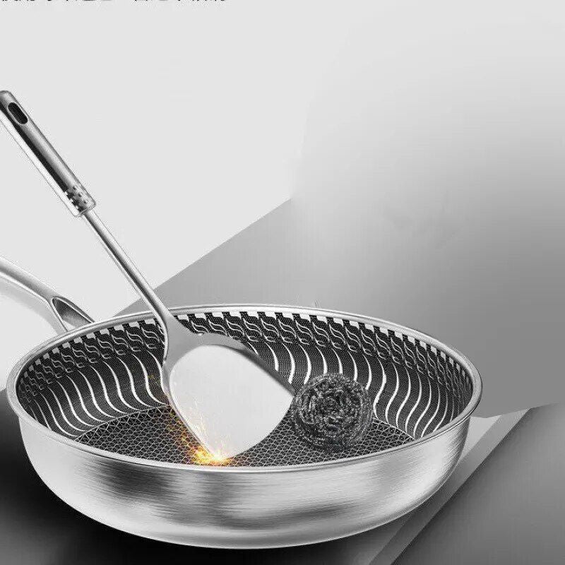 Stainless Steel Honeycomb Skillet