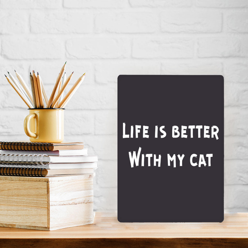 Cat Lover Metal Photo Prints - Cat Themed Decor Pictures - Cool Decor Pictures