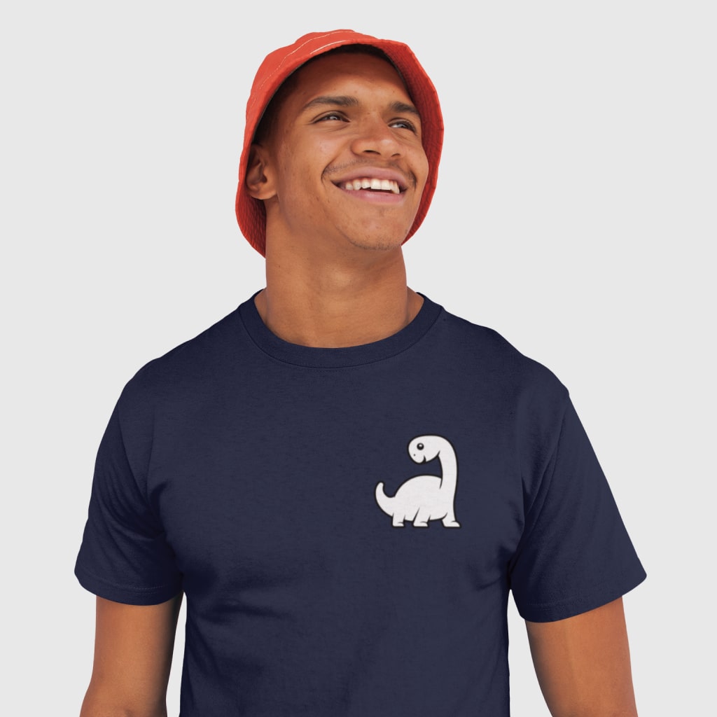 White Dinosaur T-Shirt Made in USA