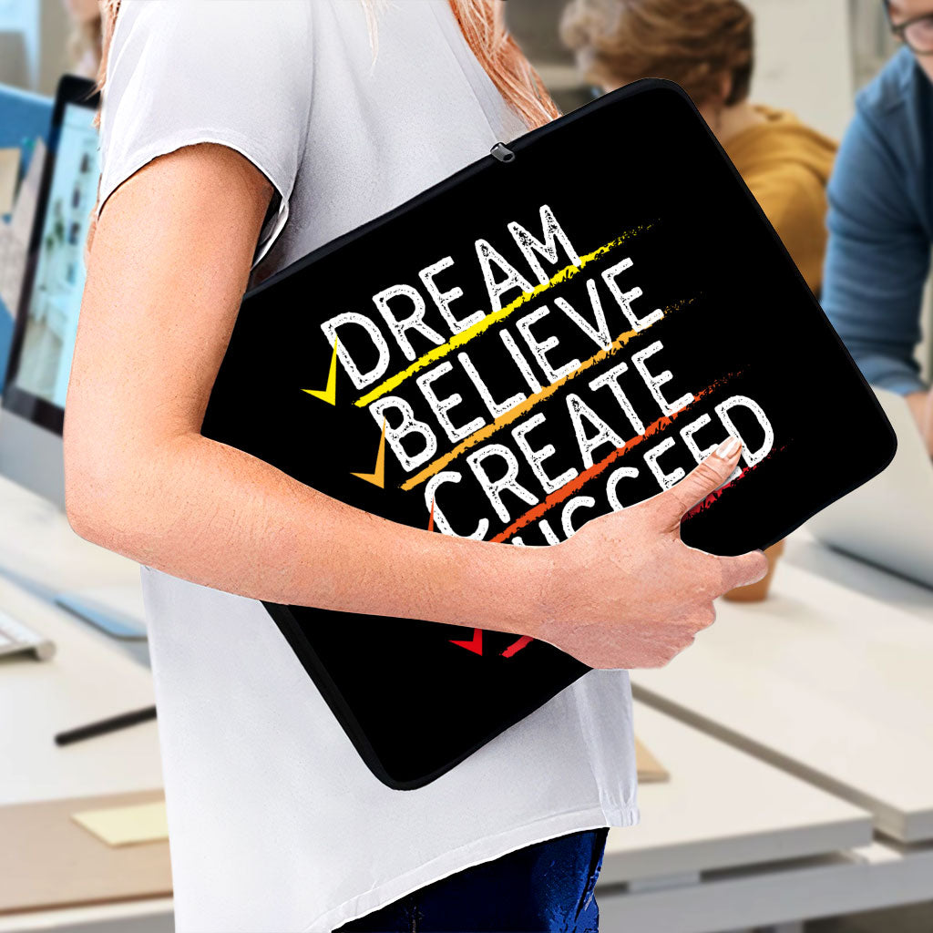 Motivational MacBook Pro 16" Two-Sided Sleeve - Best Design Laptop Sleeve - Cool MacBook Sleeve