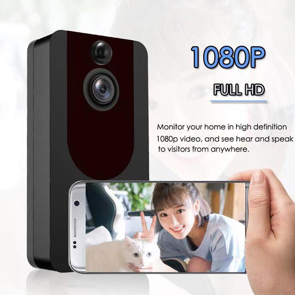 1080P Smart WiFi Video Doorbell Intercom Wireless Camera(US standard)