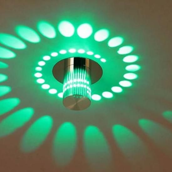 Colorful Spiral LED Wall Lamp