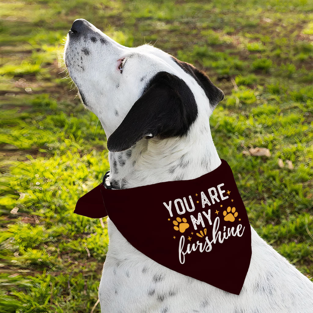 Cute Quote Pet Bandana - Furshine Dog Bandana - Text Design Pet Scarf