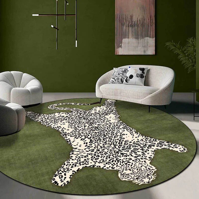 Leopard Print Modern Carpet