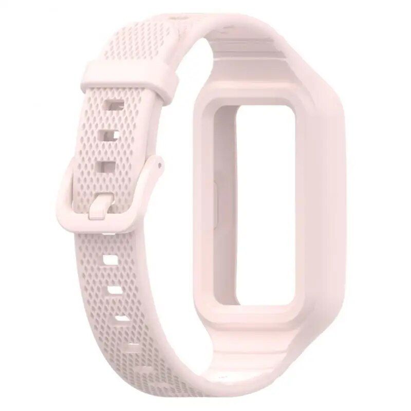 Waterproof Silicone Watch Strap for Smart Fitness Bands – Vibrant & Durable