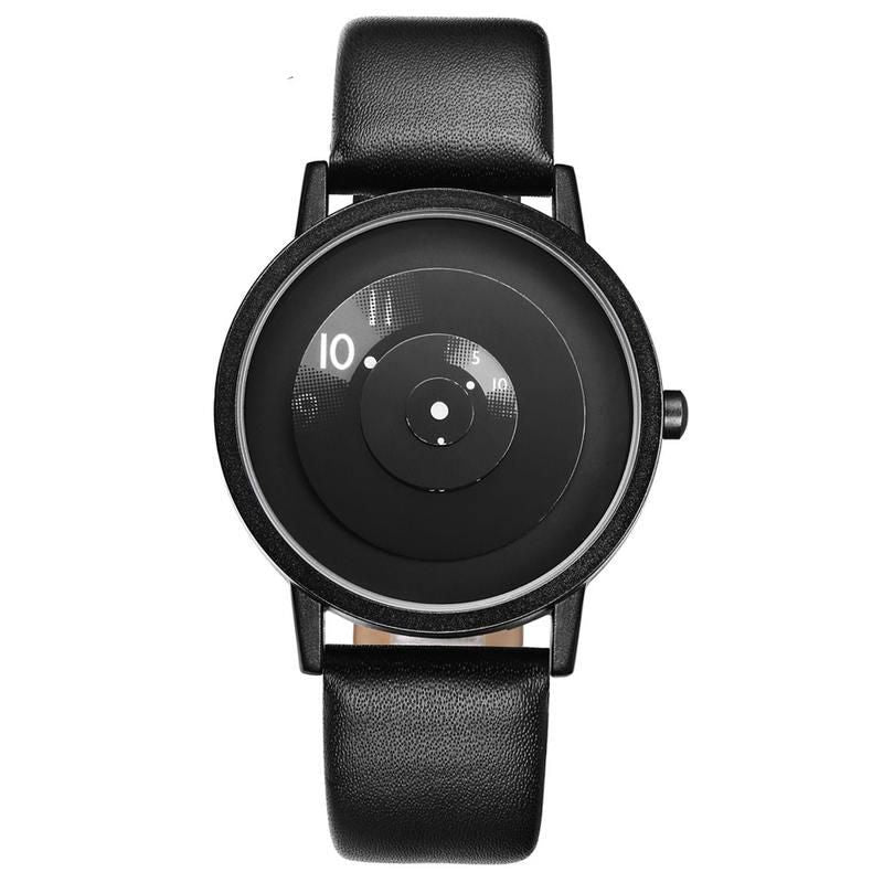 Stylish Men's Turntable Quartz Wristwatch