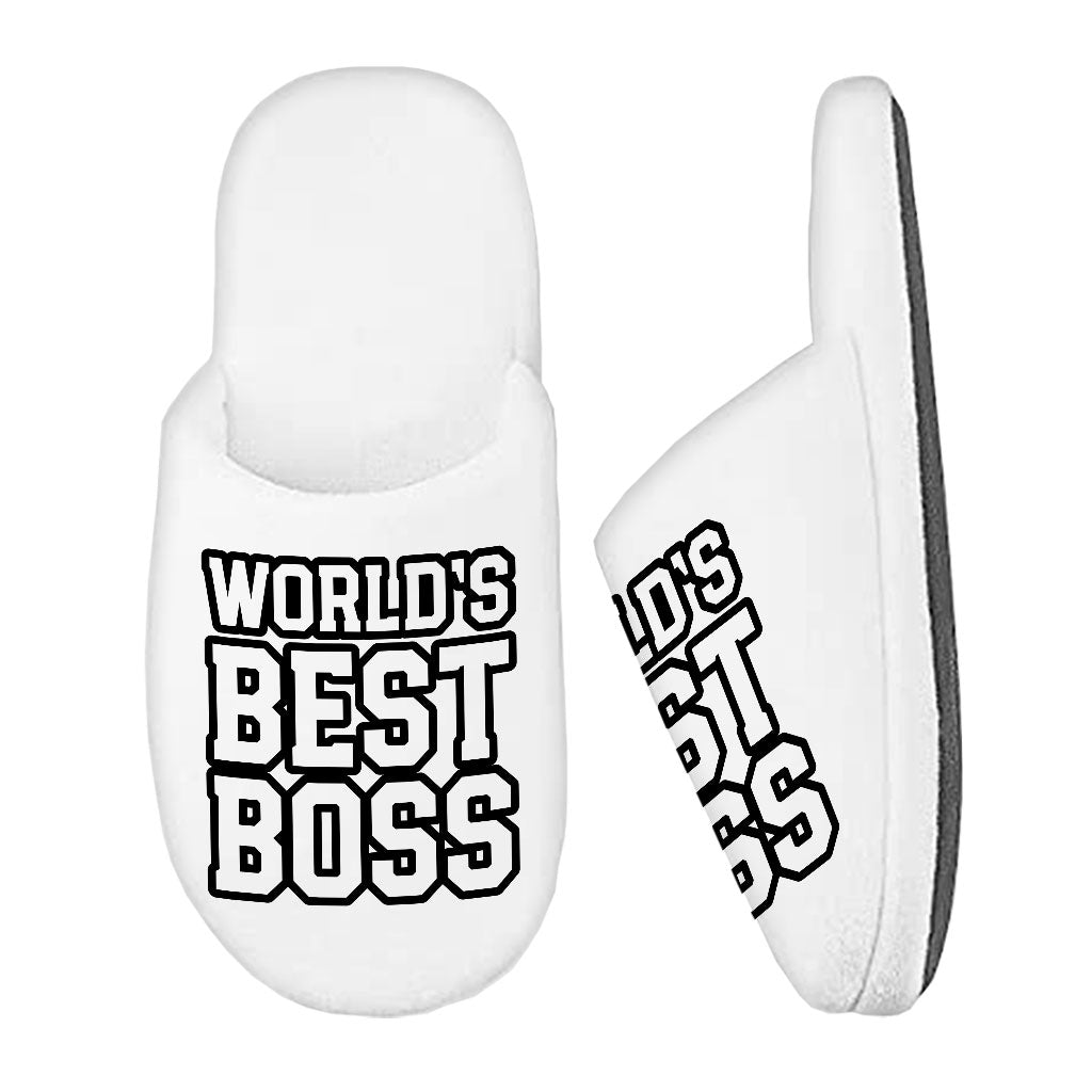 Boss Memory Foam Slippers - Gift Slippers - Cool Slippers