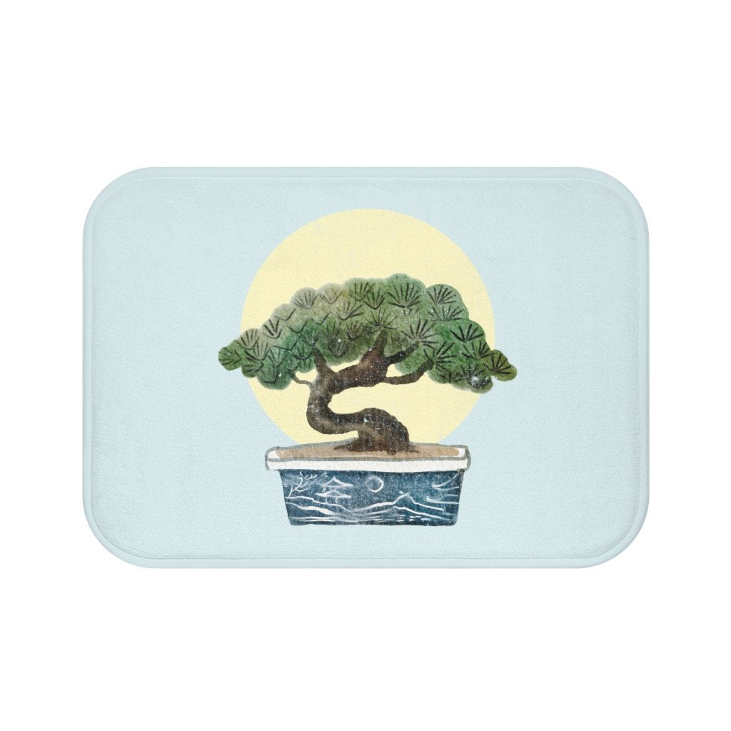 Bonsai Tree Series 2 Bath Mat | Yellow Pandora