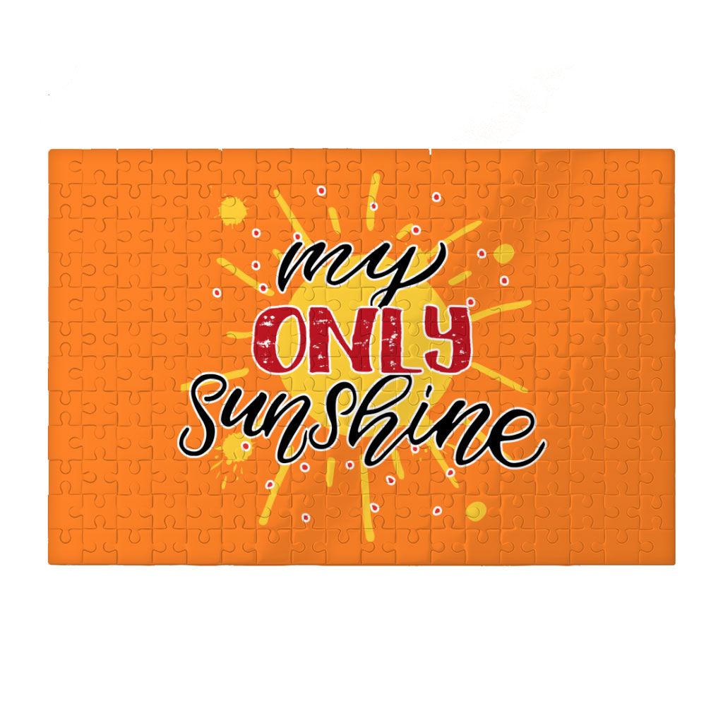 My Only Sunshine Puzzles - Printed Jigsaw Puzzle - Cute Design Puzzles