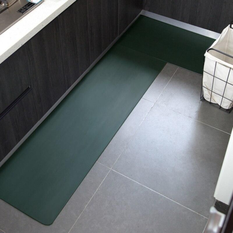 Versatile PVC Leather Kitchen and Living Room Mat