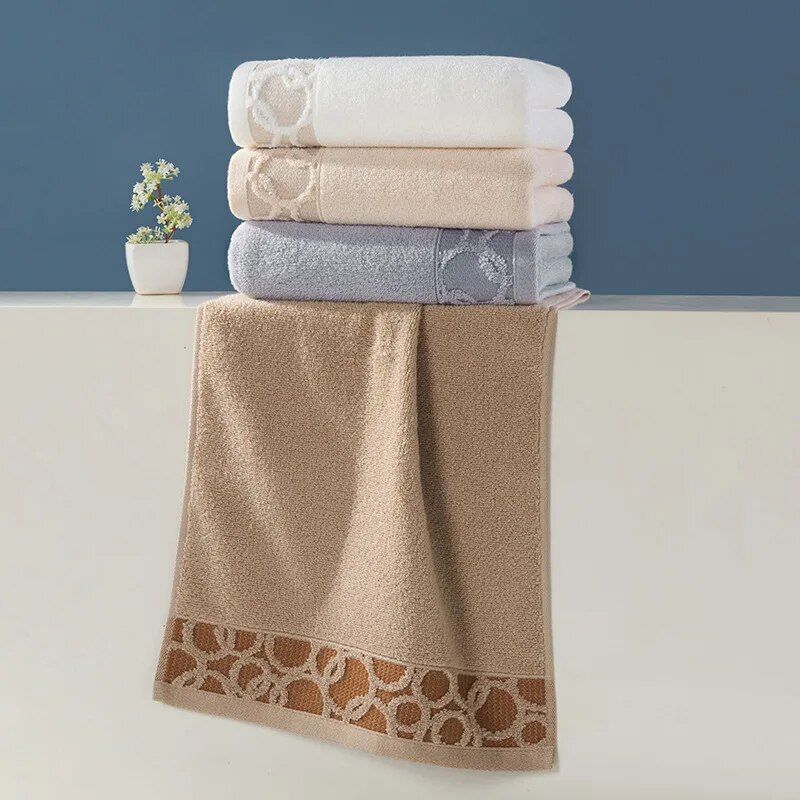 Luxury Jacquard Cotton Towel Set