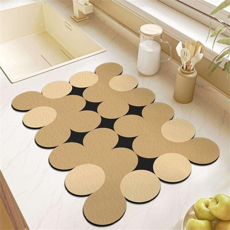 European Chic Quick-Dry & Super Absorbent Kitchen Mat