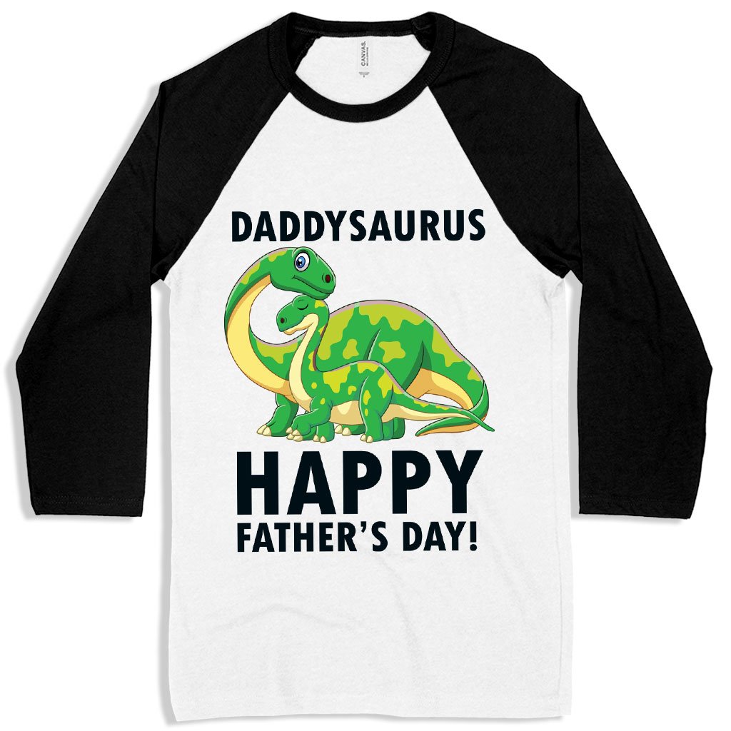 Daddysaurus Baseball T-Shirt - Father's Day T-Shirts - Father's Day T-Shirt Ideas