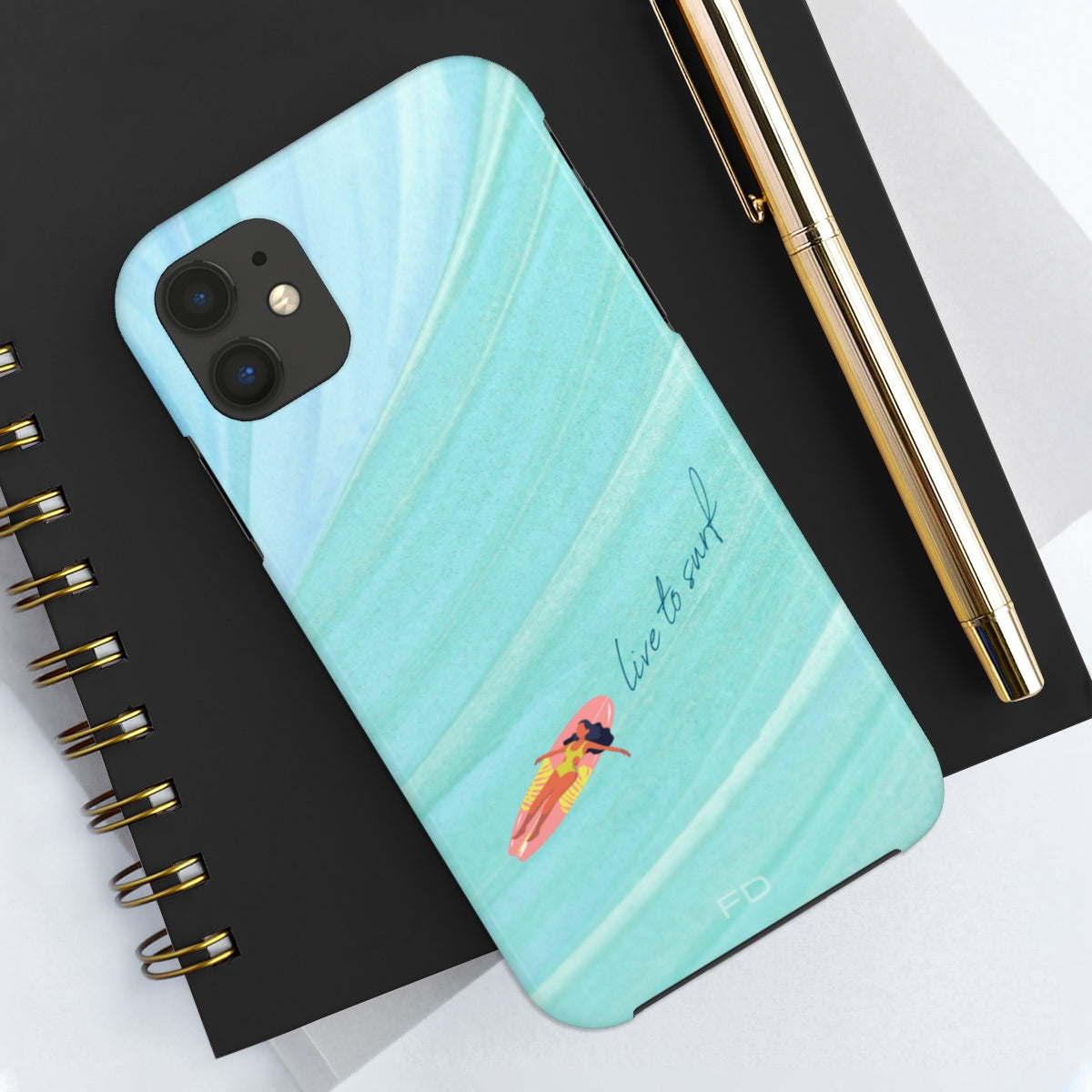 Live to Surf Tough Case for iPhone with Wireless Charging