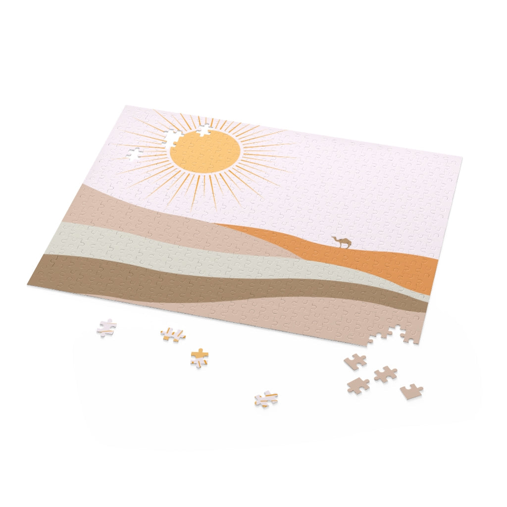 Desert Sun Art Jigsaw Puzzle 500-Piece