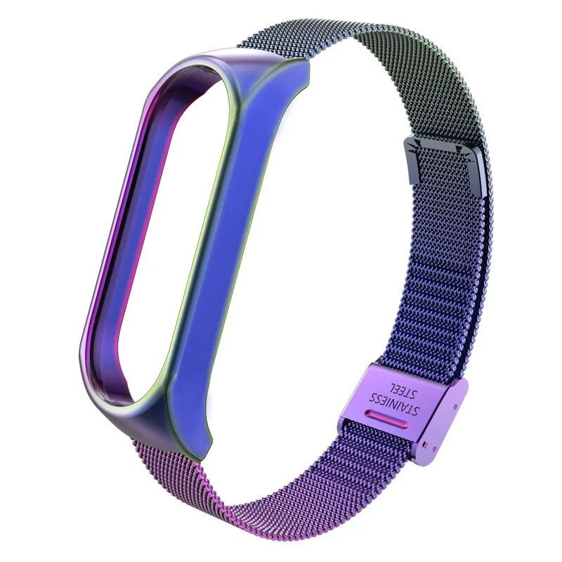 Luxury Milanese Stainless Steel Strap for Mi Band 3/4/5/6