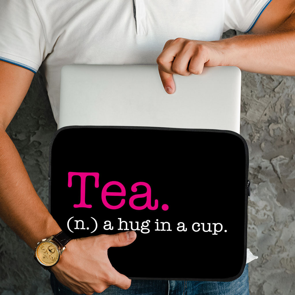 Tea Lover MacBook Pro 14" Two-Sided Sleeve - Funny Design Laptop Sleeve - Best Print MacBook Sleeve