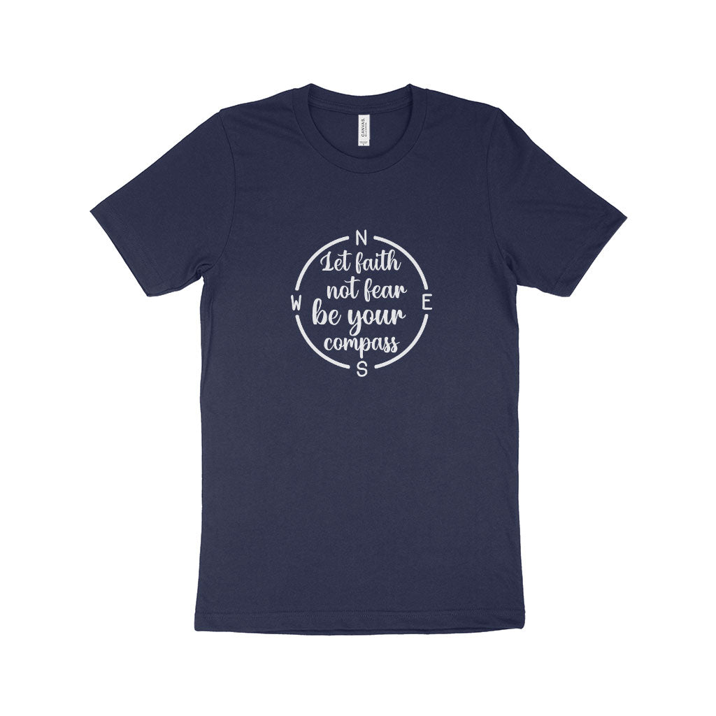 Let Faith Be Your Compass Unisex Jersey T-Shirt Made in USA