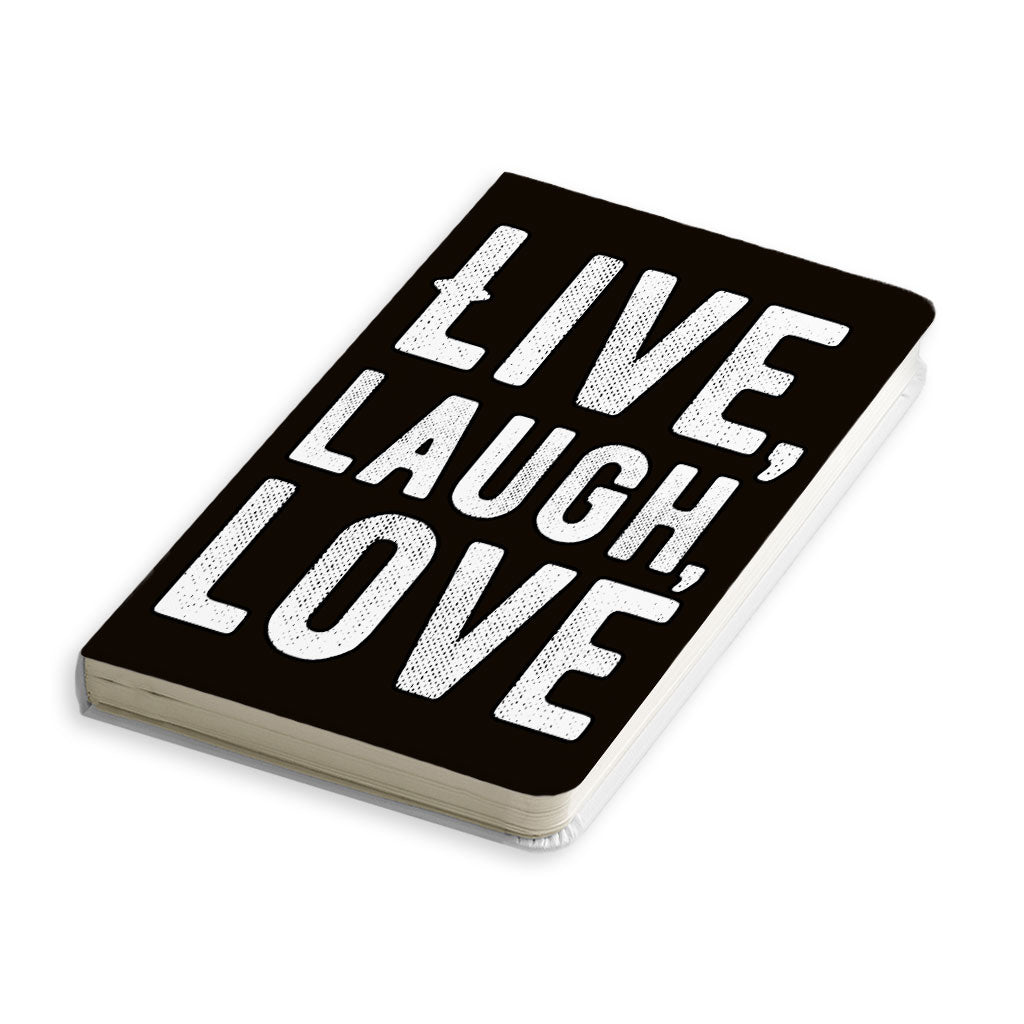 Live Laugh Love Journal - Trendy Notebook - Cool Journal